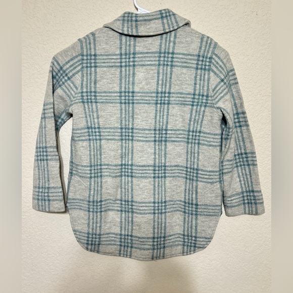 Madewell Boiled Wool Shirt-Jacket Plaid 100% Wool Over Size  Shacket Size XS - Picture 3 of 11